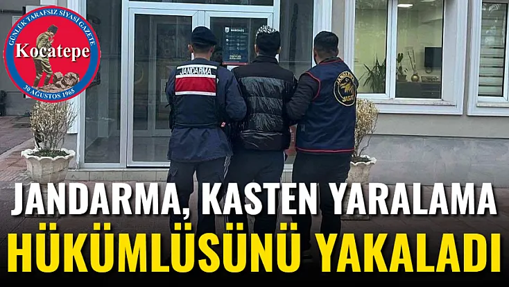 Jandarma, Kasten Yaralama Hükümlüsünü Yakaladı