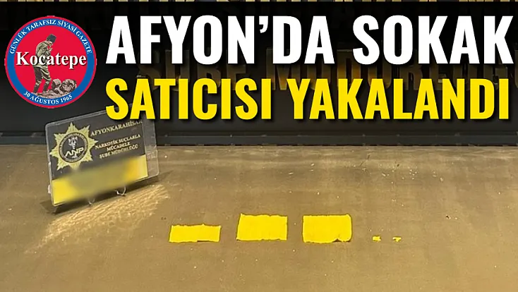 Afyon’da Sokak Satıcısı Yakalandı