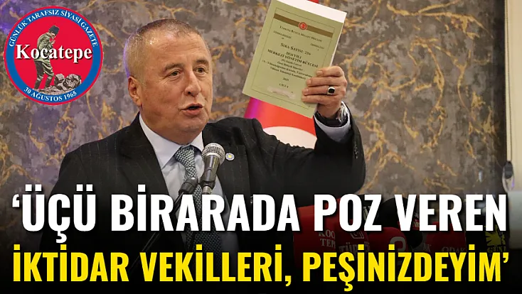 ‘Üçü Birarada Poz Veren İktidar Vekilleri, Peşinizdeyim’