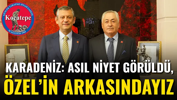 Karadeniz: Asıl Niyet Görüldü, Özel’in Arkasındayız