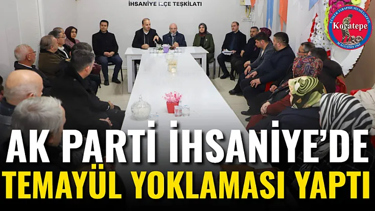 AK Parti İhsaniye’de Temayül Yoklaması Yaptı