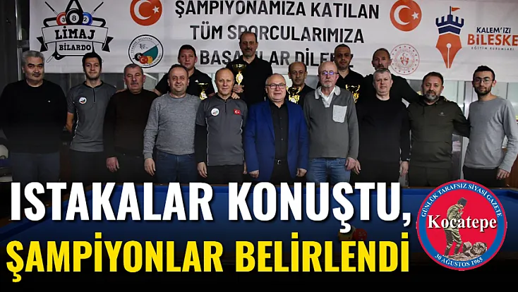 Istakalar Konuştu, Şampiyonlar Belirlendi