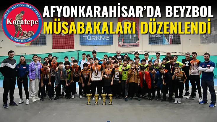 Afyon’da Beyzbol Müsabakaları Düzenlendi