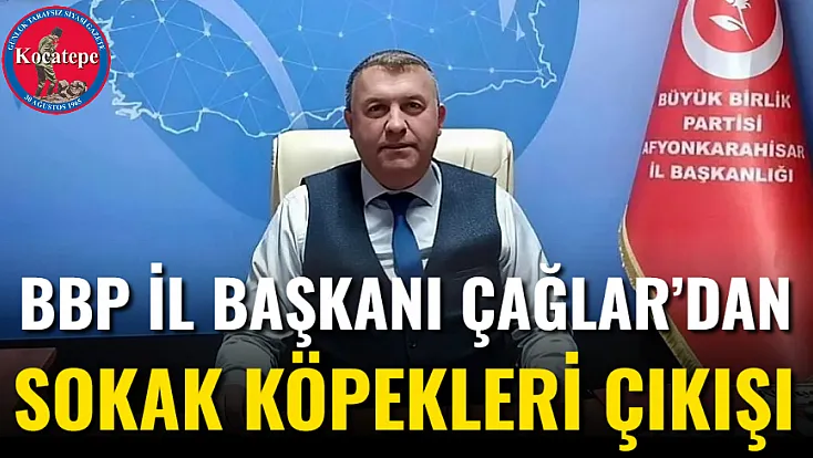 BBP İl Başkanı Çağlar’dan Sokak Köpekleri Çıkışı