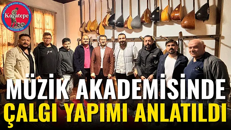 Müzik Akademisinde Çalgı Yapımı Anlatıldı