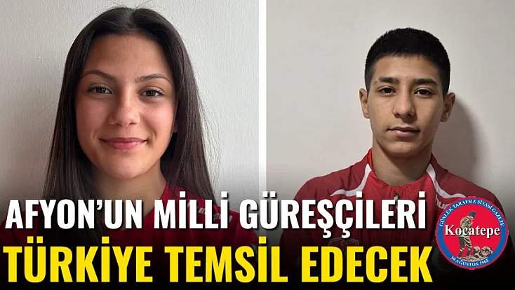 Afyon’un Milli Güreşçileri Türkiye Temsil Edecek