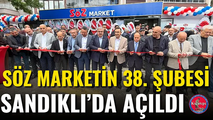 Söz Marketin 38. Şubesi Sandıklı’da Açıldı