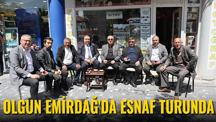 Olgun Emirdağ'da Esnaf Turunda