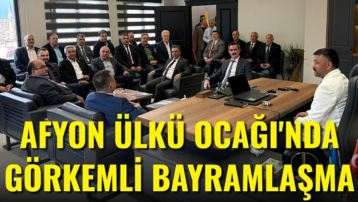 Afyon Ülkü Ocağı'nda Görkemli Bayramlaştı