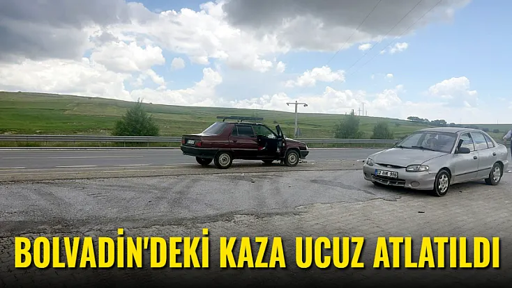 Bolvadin'deki Kaza Ucuz Atlatıldı