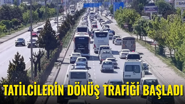 Tatilcilerin Dönüş Trafiği Başladı