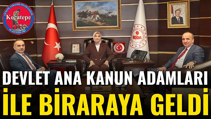 Devlet Ana Kanun Adamları İle Biraraya Geldi