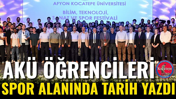 AKÜ Öğrencileri Spor Alanında Tarih Yazdı