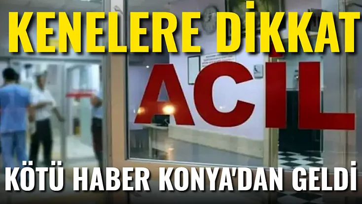 Kenelere Dikkat, Kötü Haber Konya'dan geldi