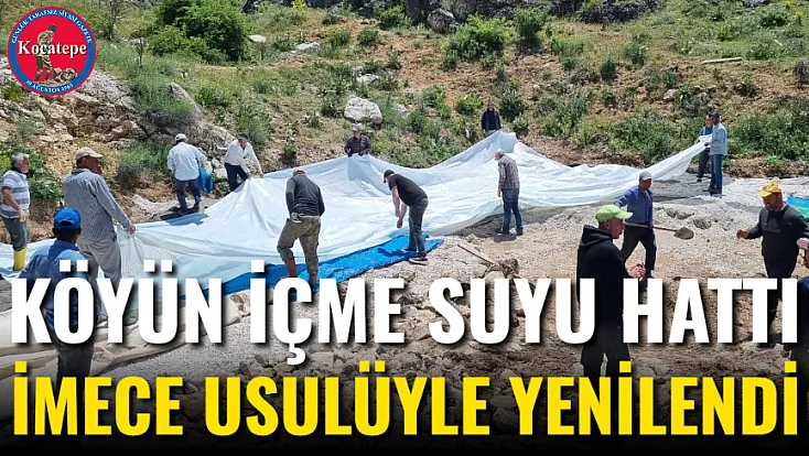 Köyün İçme Suyu Hattı İmece Usulüyle Yenilendi