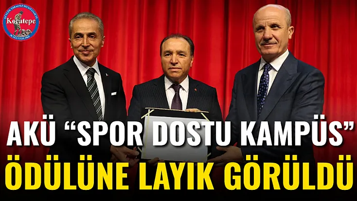 AKÜ “Spor Dostu Kampüs” Ödülüne Layık Görüldü