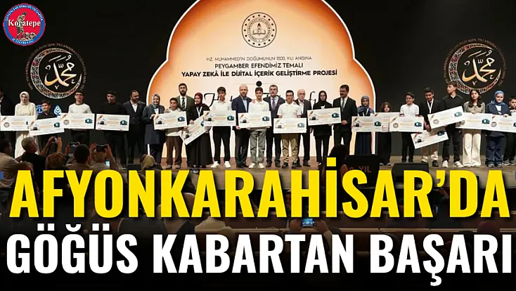 Afyonkarahisar’da Göğüs Kabartan Başarı