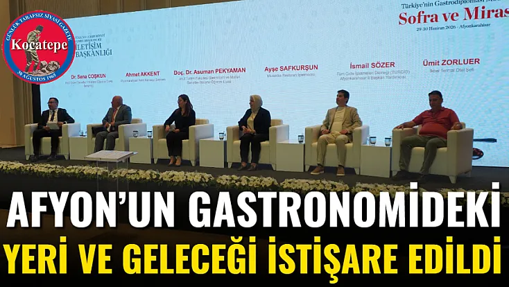 Afyon’un Gastronomideki Yeri Ve Geleceği İstişare Edildi