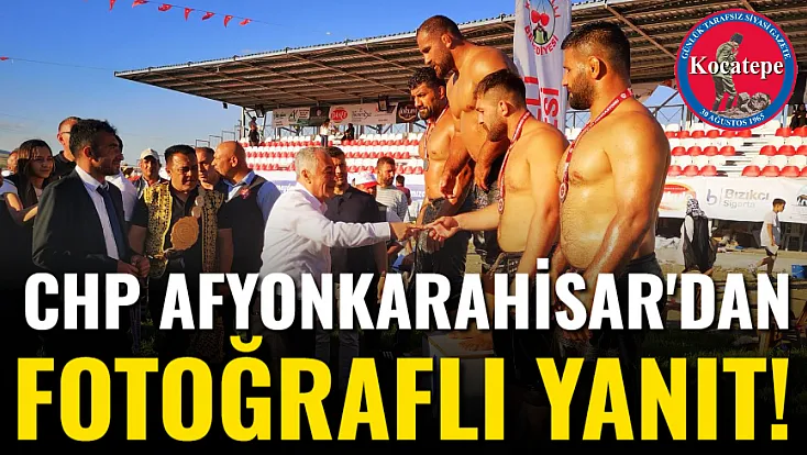 CHP Afyonkarahisar'dan Fotoğraflı Yanıt!
