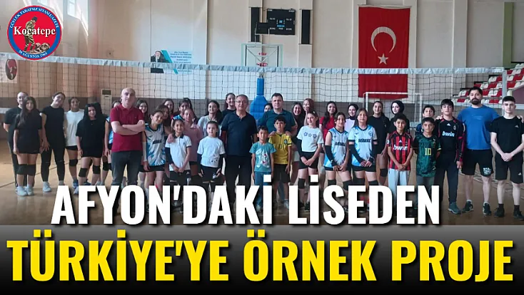 Afyon'daki Liseden Türkiye'ye Örnek Proje