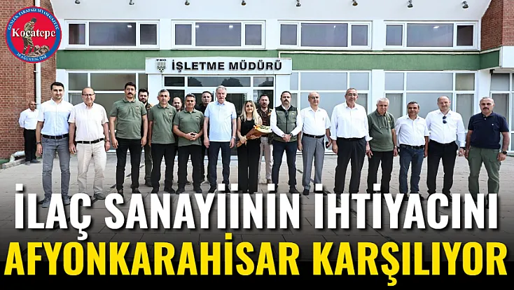 İlaç Sanayiinin İhtiyacını Afyon Karşılıyor