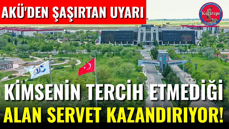 Akü'den Şaşırtan Uyarı Kimsenin Tercih Etmediği Alan Servet Kazandırıyor!