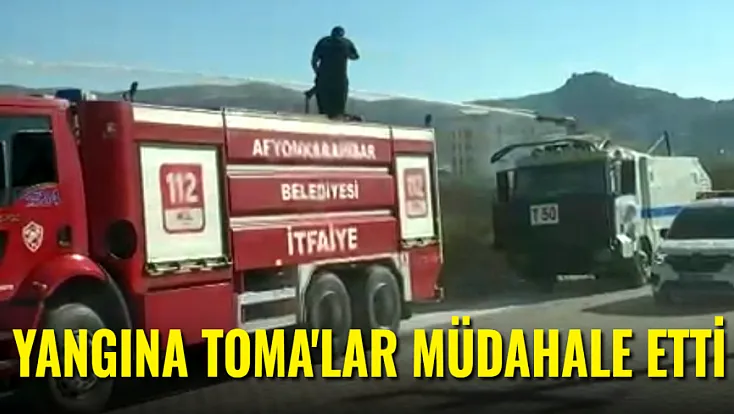 Yangına TOMA'lar Müdahale Etti