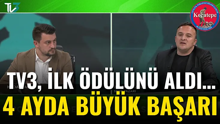 TV3, İlk Ödülünü Aldı… 4 Ayda Büyük Başarı