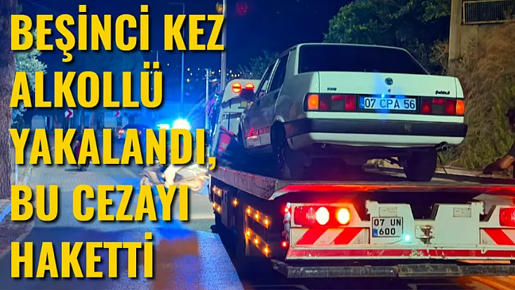 Beşinci Kez Yakalandı, Bu Cezayı Haketti