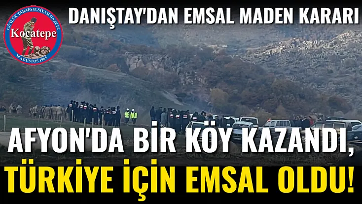 Afyon'da Bir Köy Kazandı, Türkiye İçin Emsal Oldu!