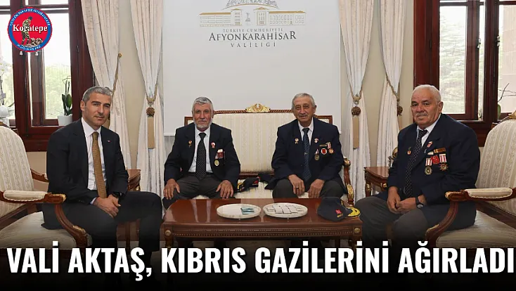Vali Aktaş, Kıbrıs Gazilerini Ağırladı