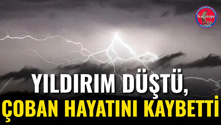 Yıldırım düştü, Çoban Hayatını Kaybetti