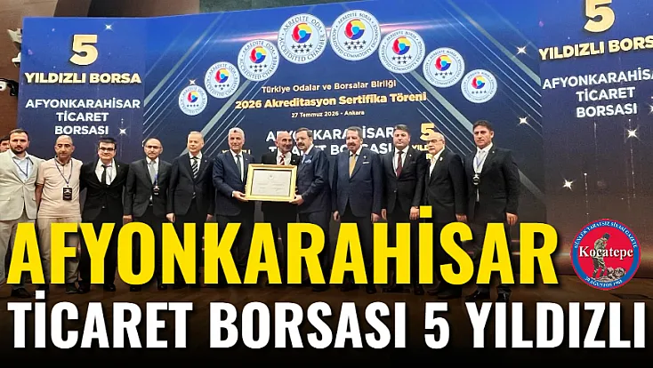 Afyonkarahisar Ticaret Borsası 5 Yıldızlı