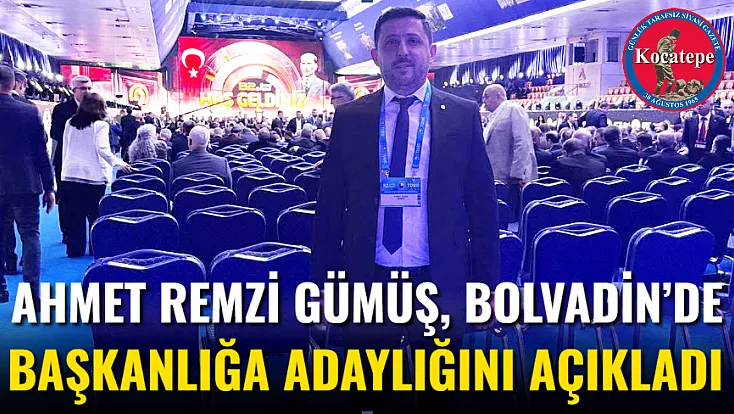 Ahmet Remzi Gümüş, Bolvadin’de Başkanlığa Adaylığını Açıkladı