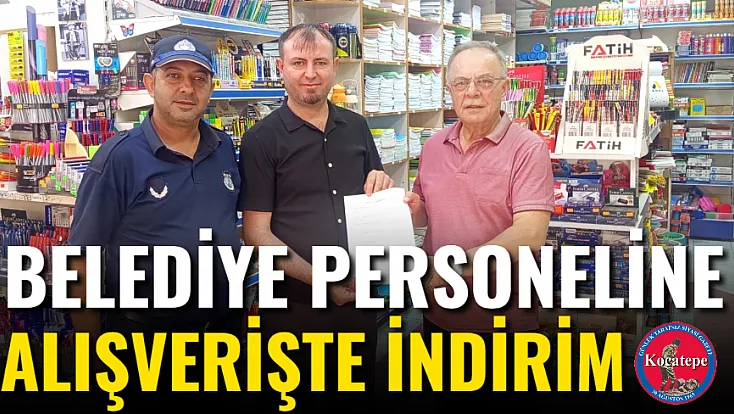 Belediye Personeline Alışverişte İndirim