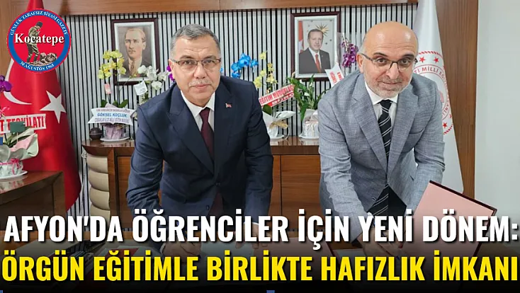Afyon'da Öğrenciler İçin Yeni Dönem: Örgün Eğitimle Birlikte Hafızlık İmkanı