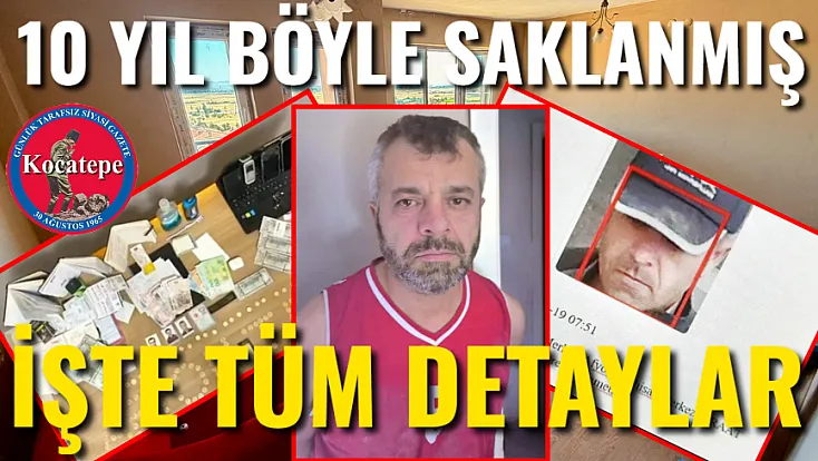 Firari Terörist 10 Yıl Böyle Saklanmış: İşte Tüm Detaylar
