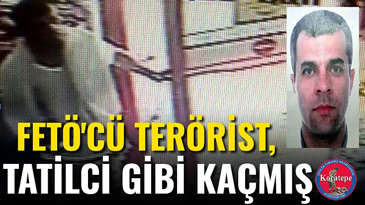 FETÖ'cü Terörist, Tatilci Gibi Kaçmış