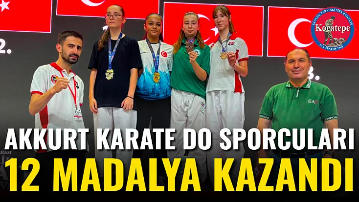 Akkurt Karate Do Sporcuları 12 Madalya Kazandı