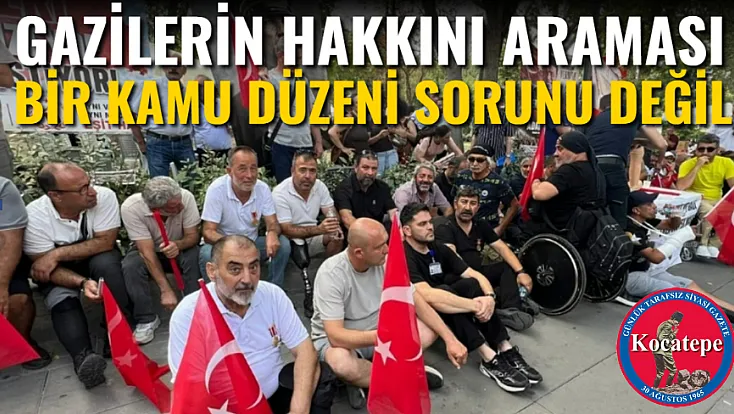 Gazilerin Hakkını Araması Bir Kamu Düzeni Sorunu Değil