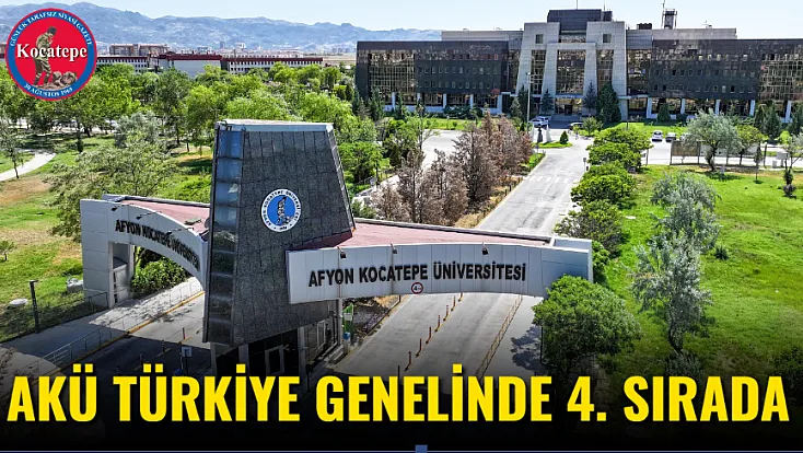 AKÜ Türkiye Genelinde 4. Sırada