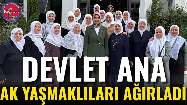 Devlet Ana Ak Yaşmaklıları Ağırladı