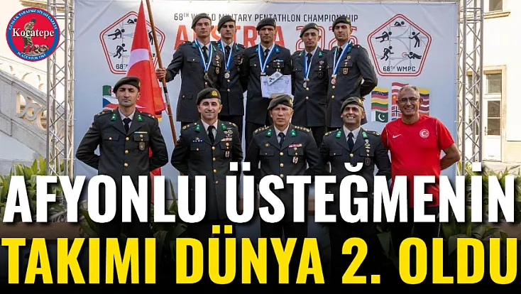 Afyonlu Üsteğmenin Takımı Dünya 2. Oldu