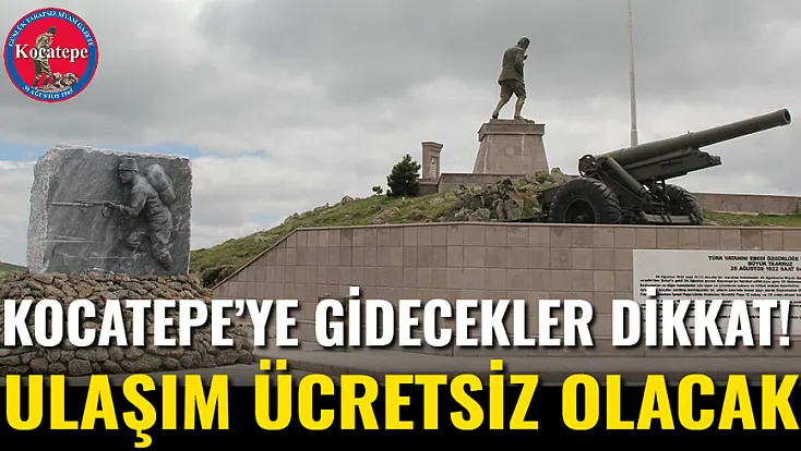 Kocatepe’ye Gidecekler Dikkat! Ulaşım Ücretsiz Olacak