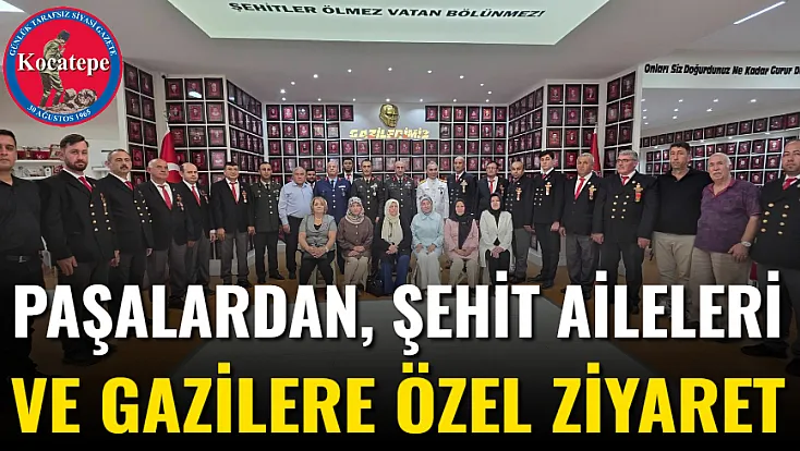 Paşalardan, Şehit Aileleri Ve Gazilere Özel Ziyaret