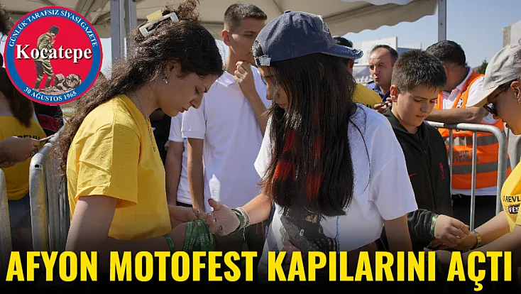 Afyon Motofest Kapılarını Açtı