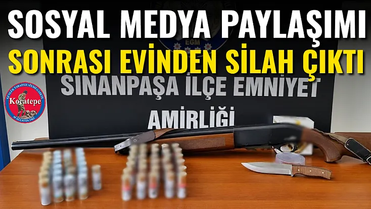Sosyal Medya Paylaşımı Sonrası Evinden Silah Çıktı