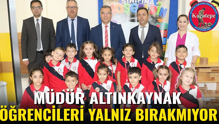 Müdür Altınkaynak Öğrencileri Yalnız Bırakmıyor