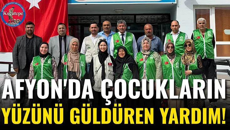 Afyon'da Çocukların Yüzünü Güldüren Yardım!