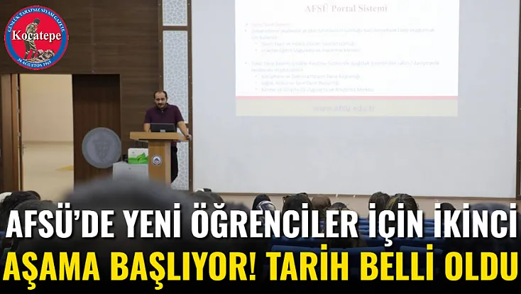 AFSÜ’de Yeni Öğrenciler İçin İkinci Aşama Başlıyor! Tarih Belli Oldu